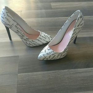 Black and White heels